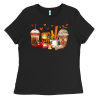 Black teacher coffee cups Ladies Tee - Jasminsmagicworld