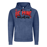 Vintage Denim be mine valentine Vintage Hoodie - MaliasSmallBusiness
