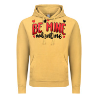 Vintage Mustard be mine valentine Vintage Hoodie - MaliasSmallBusiness