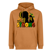 Meerkat She is strong Black History Heavyweight Hoodie - HowdyJamesFarm