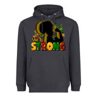 Smoke She is strong Black History Heavyweight Hoodie - HowdyJamesFarm