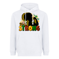 White She is strong Black History Heavyweight Hoodie - HowdyJamesFarm