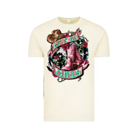 Vintage Arctic lets go girls cowboy boots cowgirl Vintage Tee - NancyCooperArtShop