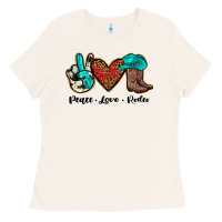 Bone peace love rodeo Ladies Tee - JahusDesignShop