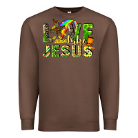 Chestnut Love like Jesus Premium Sweatshirt - CowGirlArtShop