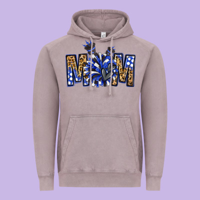 Cheer Mom Vintage Hoodie Designed By Nancycooperartshop
