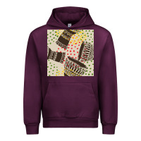Mauve Wine african drum seamless pattern Urban Hoodie - BundleAndBundleShop