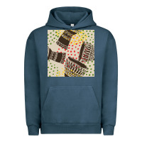 Pigment Midnight Navy african drum seamless pattern Urban Hoodie - BundleAndBundleShop