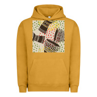 Pigment Peanut Butter african drum seamless pattern Urban Hoodie - BundleAndBundleShop