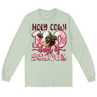 Matcha holy cow 100 days of school Long Sleeve Tee - LillyAllenDesigns