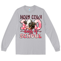 Moon Dust holy cow 100 days of school Long Sleeve Tee - LillyAllenDesigns
