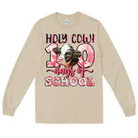 Mushroom holy cow 100 days of school Long Sleeve Tee - LillyAllenDesigns