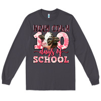 Smoke holy cow 100 days of school Long Sleeve Tee - LillyAllenDesigns