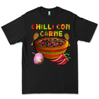Black chilli con carne  with chilli pepper Premium Tee - AdoDesignShop