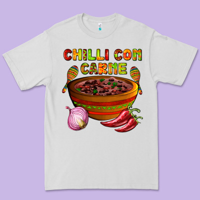 Chilli Con Carne  With Chilli Pepper Premium Tee Designed By Adodesignshop