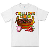 White chilli con carne  with chilli pepper Premium Tee - AdoDesignShop