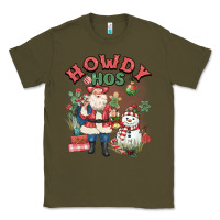 Army Green howdy hos Classic Tee - MaliasSmallBusiness