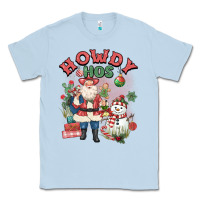 Dusty Blue howdy hos Classic Tee - MaliasSmallBusiness