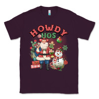 Plum howdy hos Classic Tee - MaliasSmallBusiness