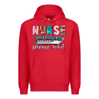 Red nurse in progress Premium Hoodie - CowGirlArtShop
