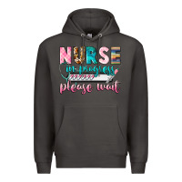 Smoke nurse in progress Premium Hoodie - CowGirlArtShop