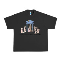 Pigment Black a thrill of hope nativity Urban Heavy Tee - MaliasSmallBusiness