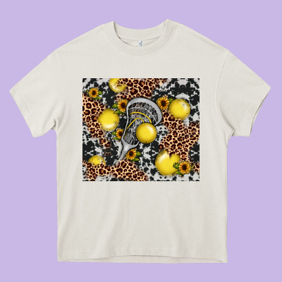 Lacrosse Heavy Core Tee Designed By Jahusdesignshop