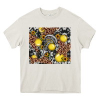 Cream lacrosse Heavy Core Tee - JahusDesignShop