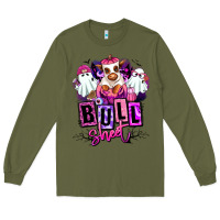 Army Green Bull sheet Halloween ghost Heifer Long Sleeve Tee - RanaPortraitStore