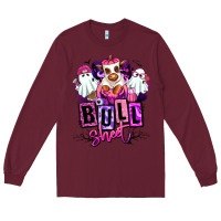 Burgundy Bull sheet Halloween ghost Heifer Long Sleeve Tee - RanaPortraitStore