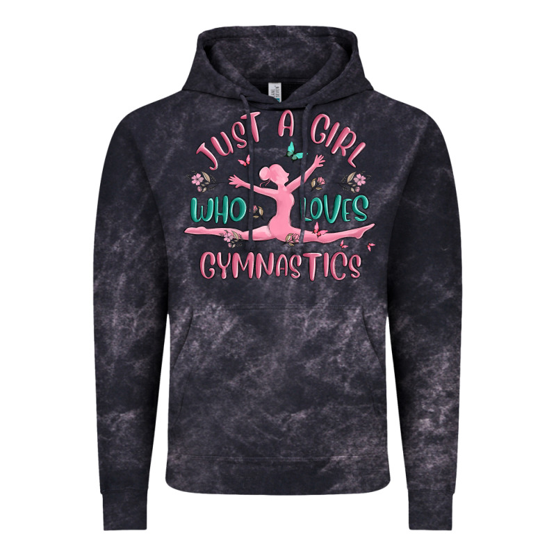 Just A Girl Who Loves Gymnastics Vintage Hoodie by MaliasSmallBusiness | Teevron