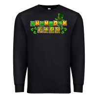 Black St. Patrick's Shamrock farm Premium Sweatshirt - CowGirlArtShop
