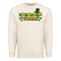 Sandshell St. Patrick's Shamrock farm Premium Sweatshirt - CowGirlArtShop