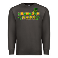 Smoke St. Patrick's Shamrock farm Premium Sweatshirt - CowGirlArtShop