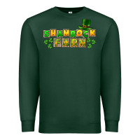 Sports Green St. Patrick's Shamrock farm Premium Sweatshirt - CowGirlArtShop