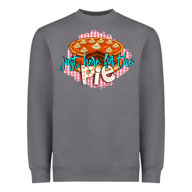 Just Here For The Pie Heavyweight Sweatshirt by LillyAllenDesigns | Teevron