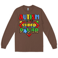 Chestnut autism is my superpower Long Sleeve Tee - LillyAllenDesigns