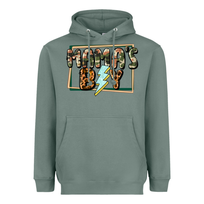 Mama's Boy Mother's Day Heavyweight Hoodie by CowGirlArtShop | Teevron