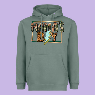Mama's Boy Mother's Day Heavyweight Hoodie Designed By Cowgirlartshop