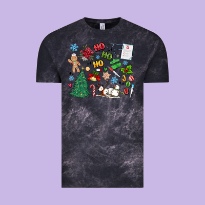 Nurse Christmas Vintage Tee Designed By Maliassmallbusiness