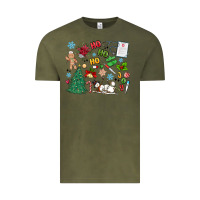 Vintage Olive nurse christmas Vintage Tee - MaliasSmallBusiness