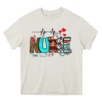Cream western nurse Heavy Core Tee - BundleAndBundleShop