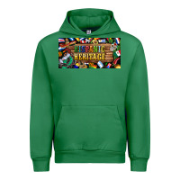 Emerald hispanic heritage license plate Urban Hoodie - BundleAndBundleShop