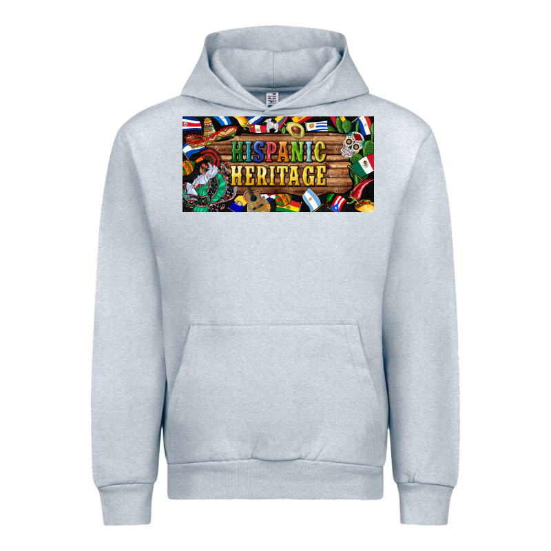 Hispanic Heritage License Plate Urban Hoodie by BundleAndBundleShop | Teevron