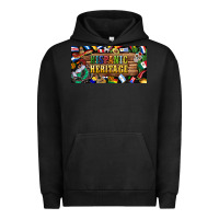 Pigment Black hispanic heritage license plate Urban Hoodie - BundleAndBundleShop