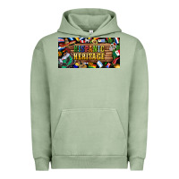 Pigment Oil Green hispanic heritage license plate Urban Hoodie - BundleAndBundleShop