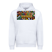 White hispanic heritage license plate Urban Hoodie - BundleAndBundleShop