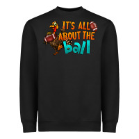 Black It's All About The Ball Heavyweight Sweatshirt - LillyAllenDesigns