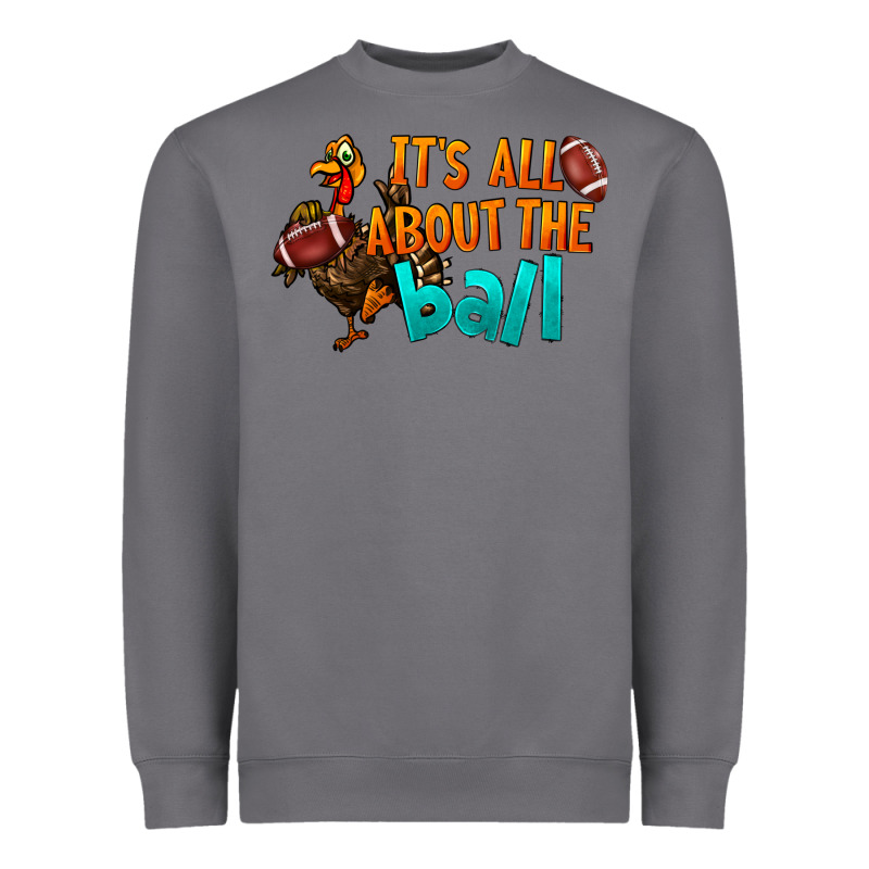 It's All About The Ball Heavyweight Sweatshirt by LillyAllenDesigns | Teevron