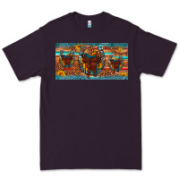 Plum saddle horseshoe  sunflower leopard license plate Premium Tee - Artiststas